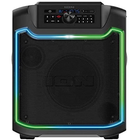 iON Bluetooth Portable Speaker, Black, (Refurbished)