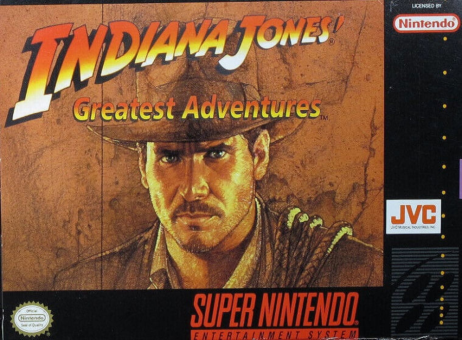 IndianaJonesのGreatestAdventures中古・SNES北米 Indiana Jones' Greatest Adventures Super Nintendo SNES Game