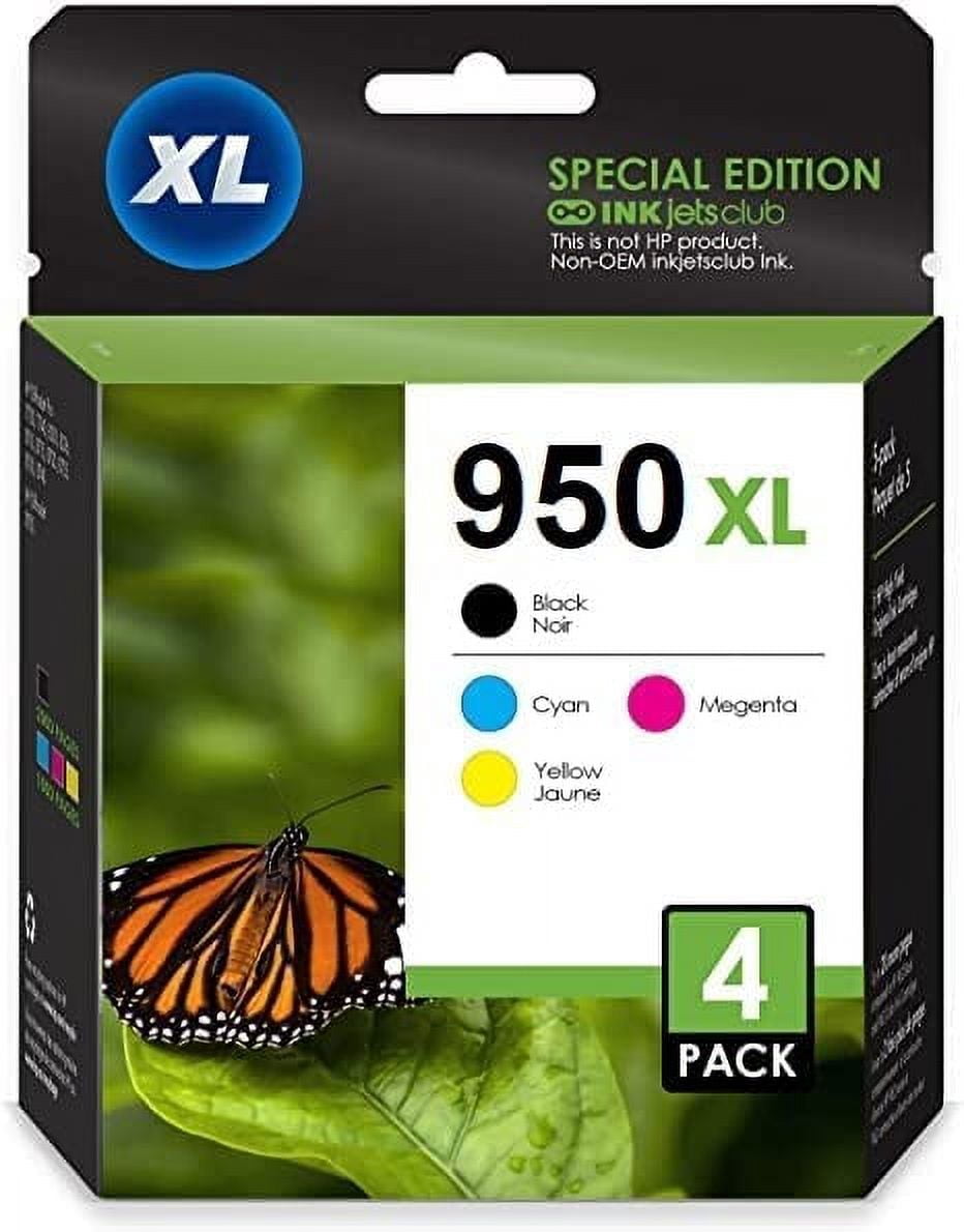 Restored InkjetsClub Compatible HP 950XL Printer Ink Value Pack. Works ...