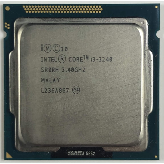 Restored Intel Core i3-3240 Desktop CPU Processor- SR0RH (Refurbished)