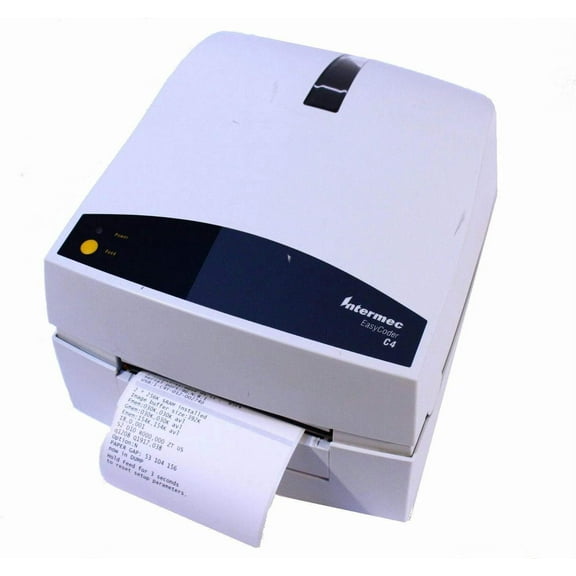 Restored Intermec EasyCoder C4 Thermal Barcode Printer – 203 DPI, USB/Parallel/Serial, Peeler Included (PC4A00001000) (Refurbished)