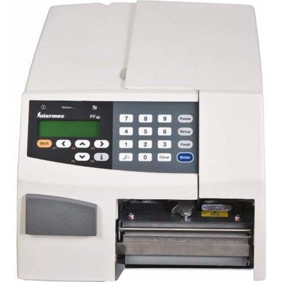 Restored Intermec EasyCoder PF4i Direct Thermal Label Printer – Monochrome, 4-Inch Print Width, 203 dpi, USB/Serial/Ethernet Connectivity (PF4ID03100030031) (Refurbished)