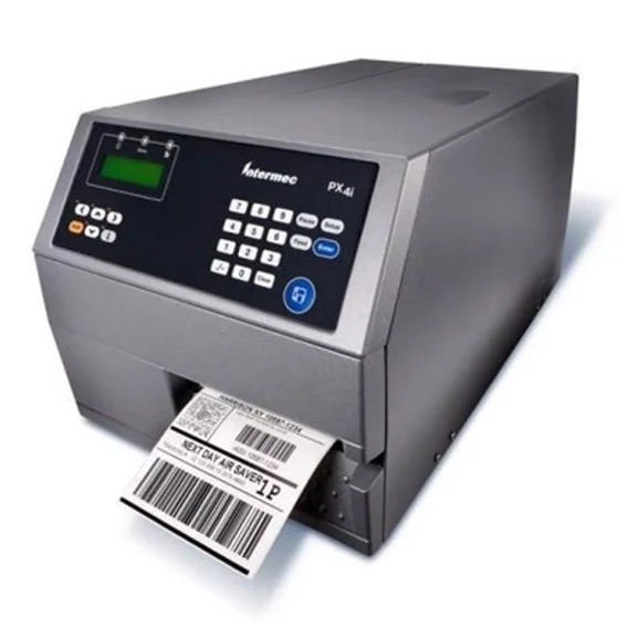 Restored Intermec EasyCoder PX4c Direct Thermal/Thermal Transfer Label Printer – 203 dpi, Ethernet/Serial/USB - PX4C010000005020 (Refurbished)
