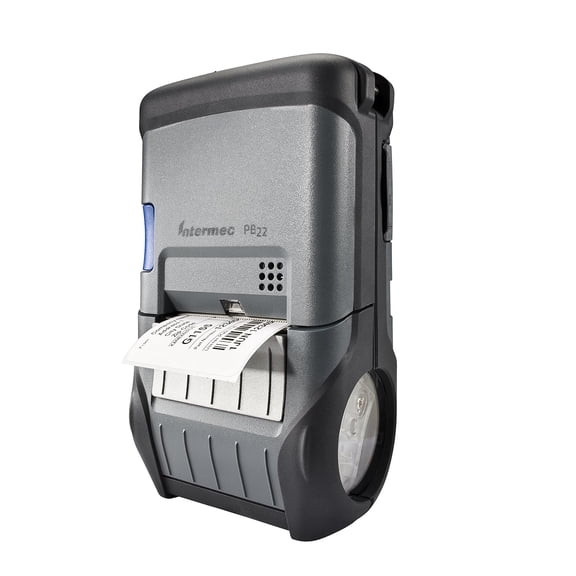 Restored Intermec PB22 Series PB22 Rugged 2" Mobile Direct Thermal Label & Receipt Printer – Bluetooth, RS232, USB, 203 dpi P/N: PB22A10004000 (Refurbished)