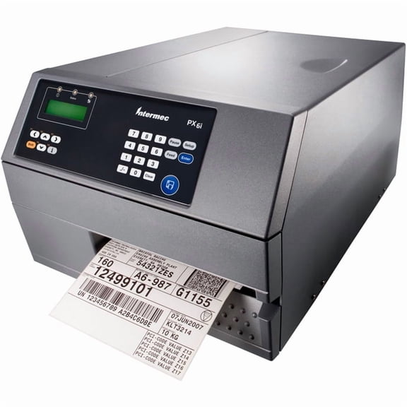 Restored Intermec PX6i Industrial Thermal Transfer Label Printer – 6" Wide, USB, Serial, Ethernet, P/N: ‎ASC870269AIN02 (Refurbished)
