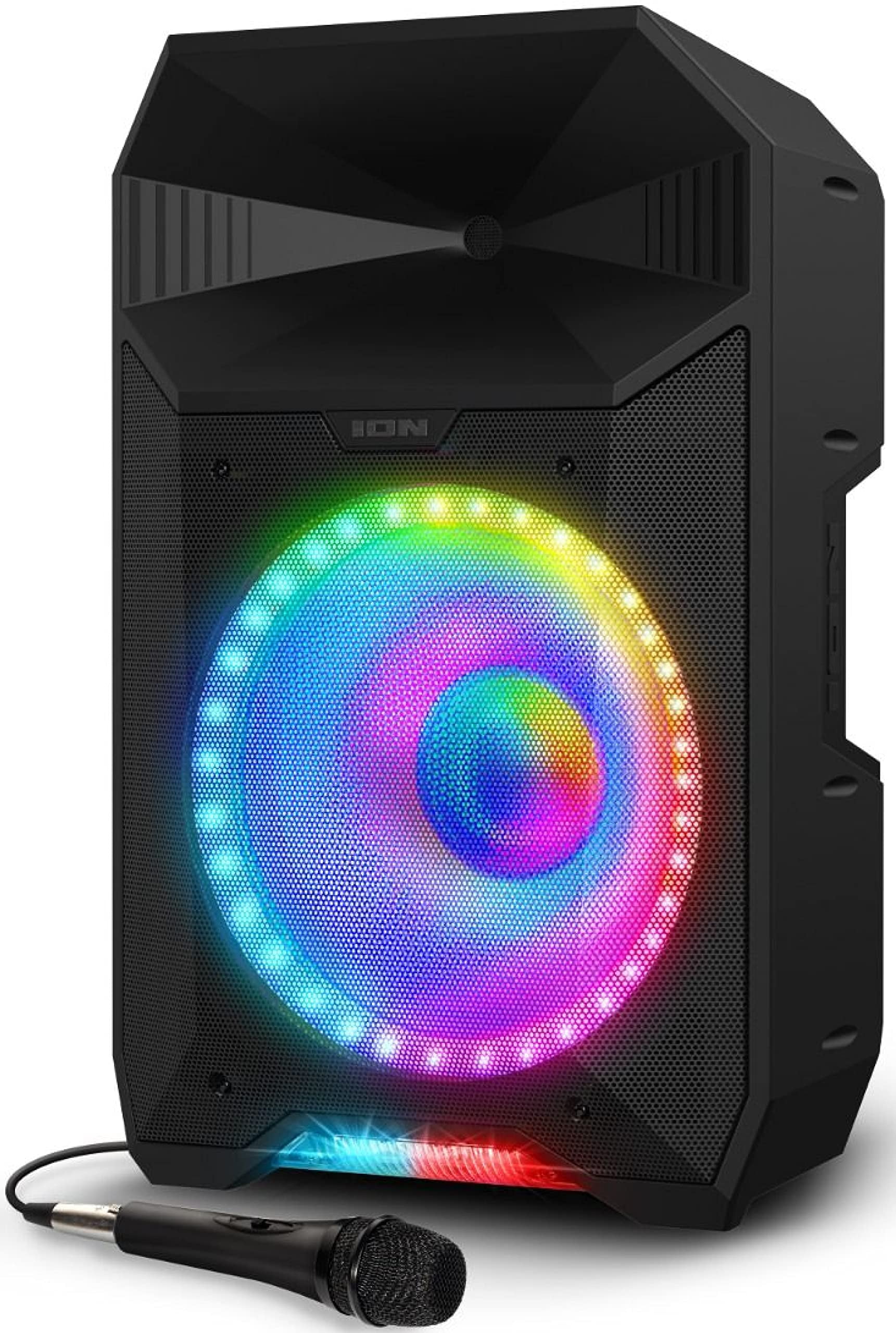 Restored ION Audio Total PA Live High-Power Bluetooth Speaker System with Premium Wide Sound and Party Lights (Refurbished)