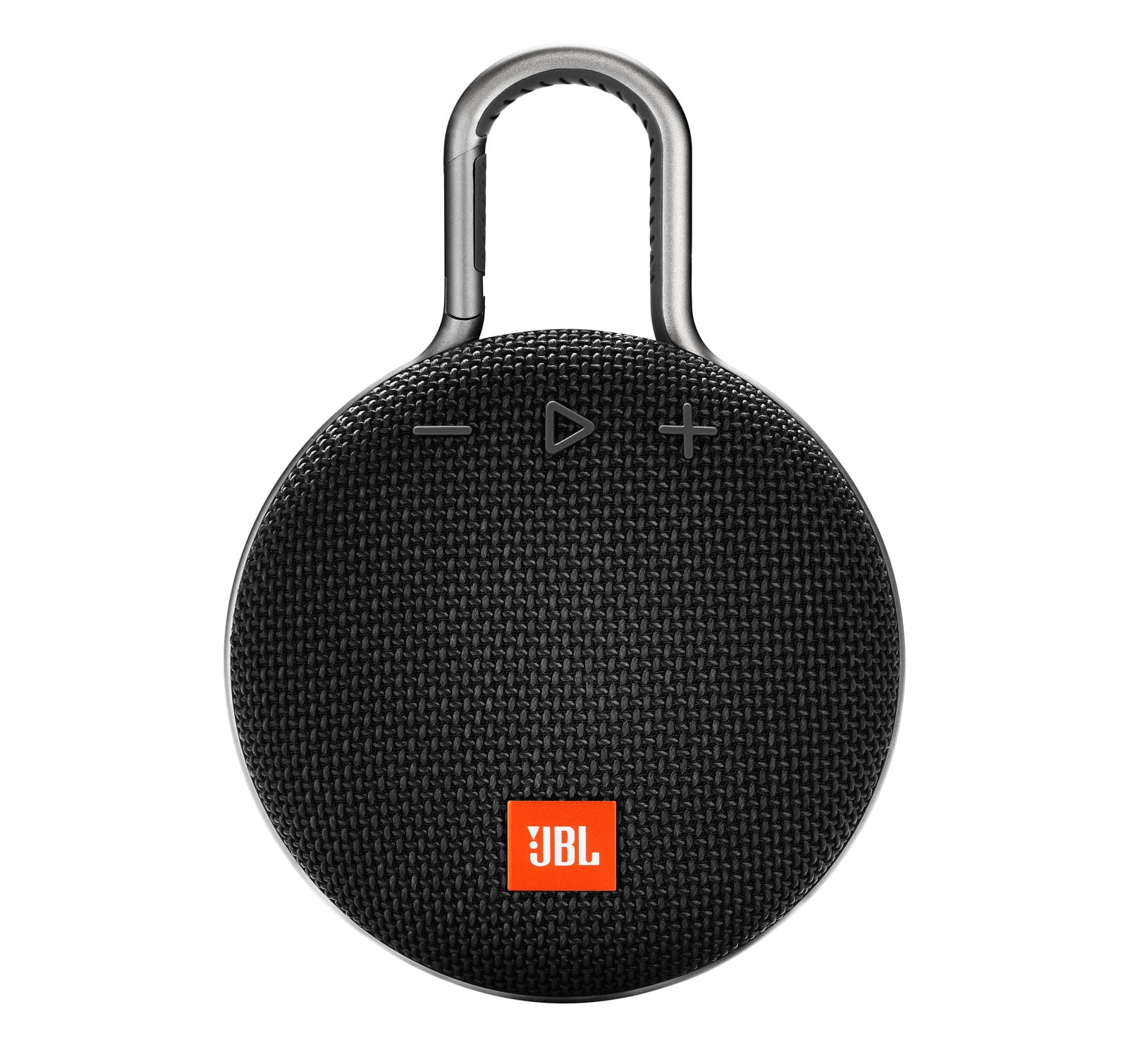 Restored JBL Clip 3 Bluetooth Speaker, Waterproof, 10-Hour Battery, Black (Refurbished)