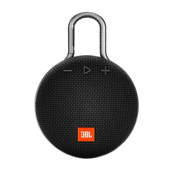 Restored JBL Clip 3 Bluetooth Speaker, Waterproof, 10-Hour Battery, Black (Refurbished)