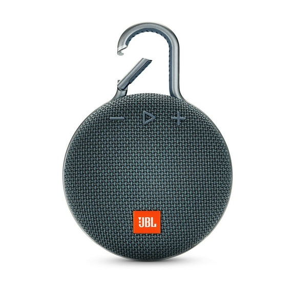 Restored JBL Clip 3 Blue Portable Bluetooth Speaker (Refurbished)