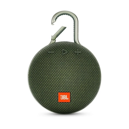 Restored JBL Clip 3 Portable Bluetooth Speaker, forest Green (Refurbished)