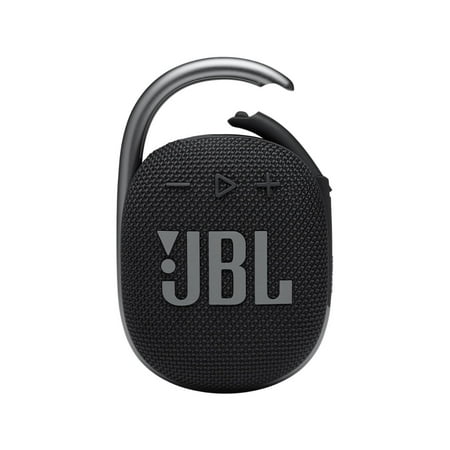Restored JBL Clip 4 Black Portable Bluetooth Speaker (Refurbished)