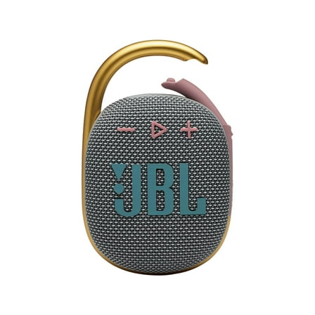 Restored JBL Clip 4 Gray Portable Bluetooth Speaker (Refurbished)