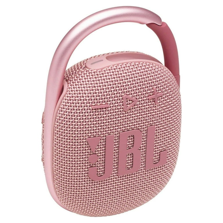 Restored JBL Clip 4 - Portable Mini Bluetooth Speaker, Big Audio and Punchy  bass, Integrated Carabiner, IP67 Waterproof and dustproof, Speaker (Pink)  (Refurbished) 
