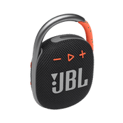 Restored JBL Clip 4 Portable Speaker, 1 Speaker, Water Resistant, Black