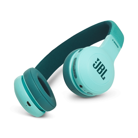 Restored JBL E45BT Wireless On-Ear Headphones Bluetooth - Teal (Refurbished)