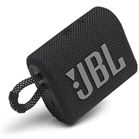 Restored JBL - GO3 Portable Waterproof Wireless Speaker - Black (Refurbished)