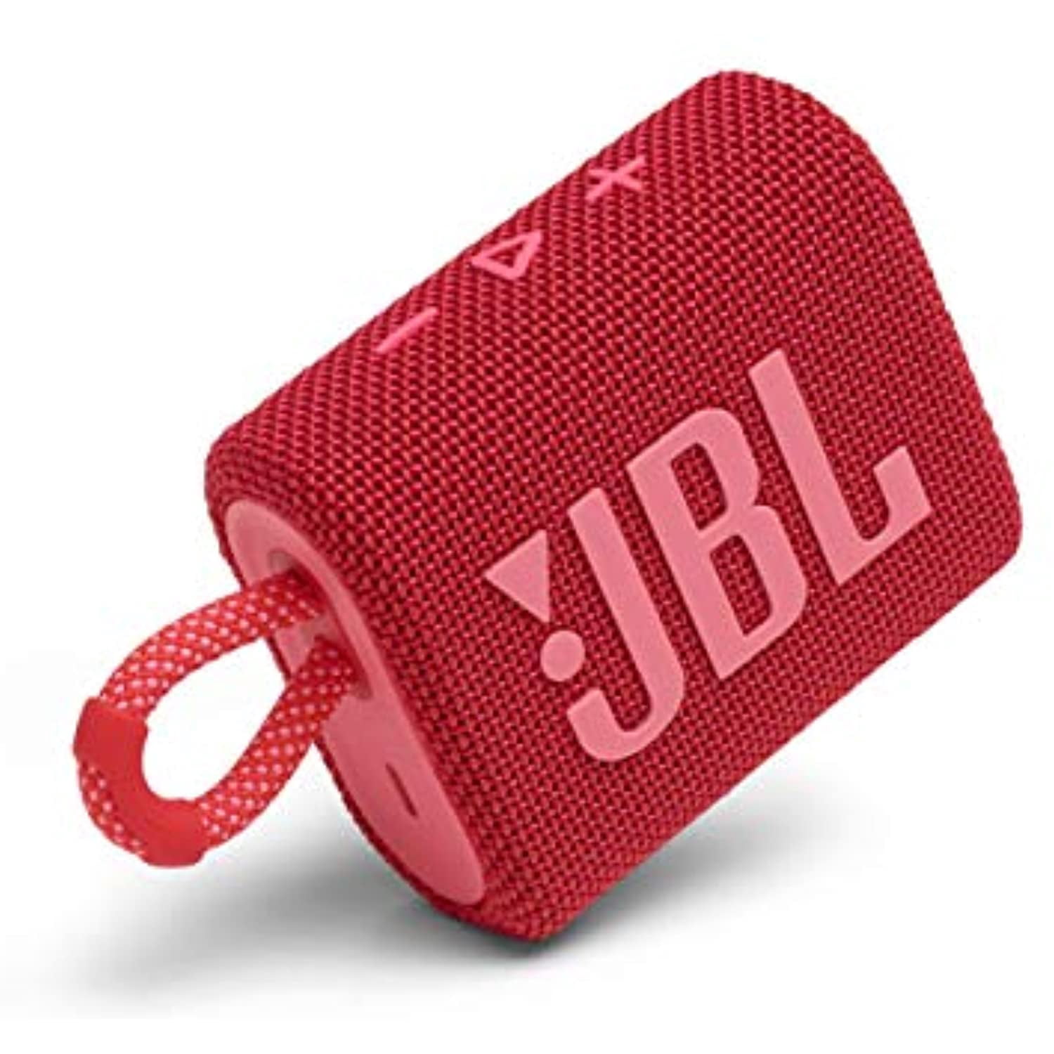 Restored JBL Go 3: Portable Speaker with Bluetooth, Builtin Battery, Waterproof and Dustproof Feature Red (JBLGO3REDAM) (Refurbished)