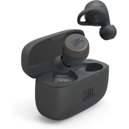 JBL Casual Listening True Wireless Bluetooth In-Ear Earbud with Charging Case, Black, (Refurbished)