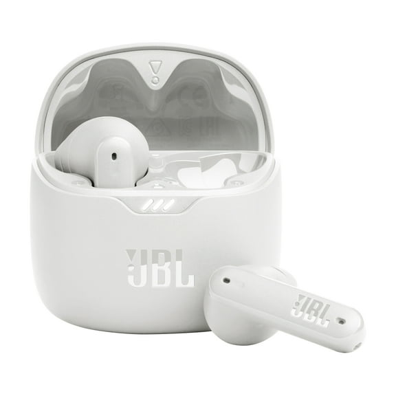 Restored JBL Tune Flex - True Wireless with Active Noise Cancelling In-Ear Earbuds - White (Refurbished)