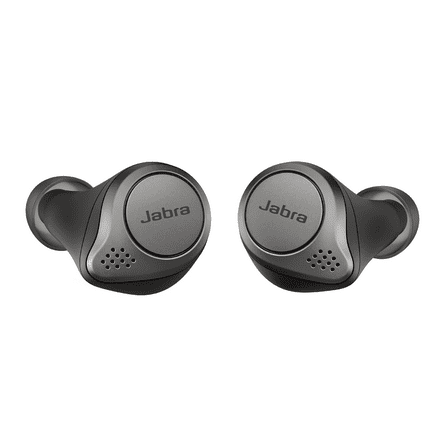 Restored Jabra Elite 75t Earbuds True Wireless Headphones with Charging Case, Black, 100-99090000-02 (Refurbished)