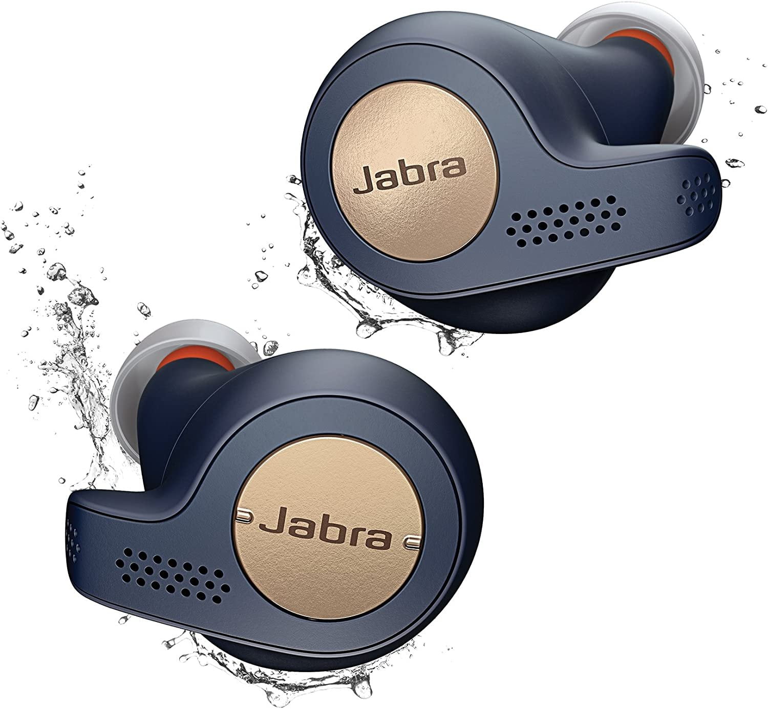 Restored Jabra Elite Active 65t - True wireless earphones with mic - in-ear  - Bluetooth - blue/copper (Refurbished) - Walmart.com