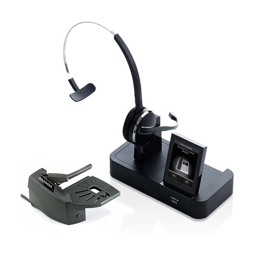 Restored Jabra PRO9460 MonoR With Lifter Wireless Headset DECT Noise