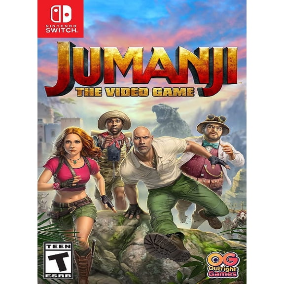 Restored Jumanji: The Video Game, by Nintendo, Outright Games, for Physical/Nintendo Switch, Action & Adventure, Parental Controls