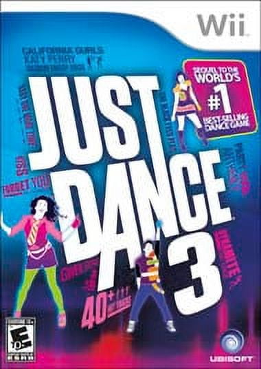 Just Dance 3 Nintendo Wii Video Game, Dance Genre, Physical Format, 4 Offline Players, Parental Controls