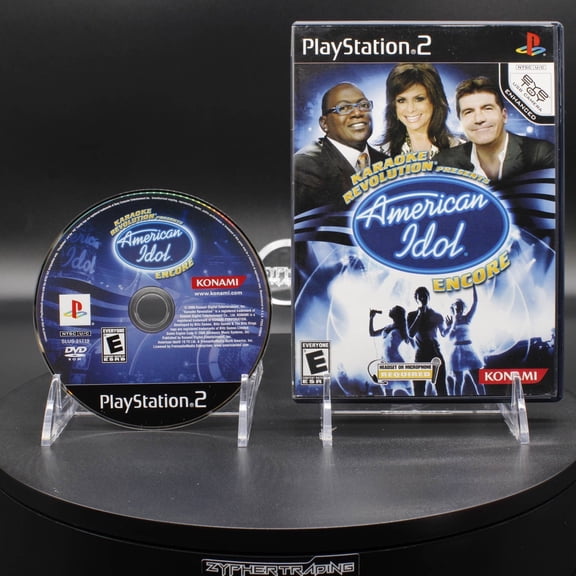 Restored Karaoke Revolution Presents - American Idol: Encore | Sony PlayStation 2 | PS2 (Refurbished)