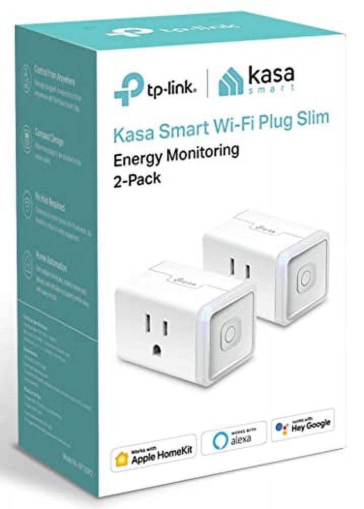 Kasa Smart KP400P2 Outdoor Smart Plug, Black-Refurbished