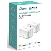 Restored Kasa Smart Plug Mini 15A, Apple Home Kit Supported, Smart Outlet  2-Pack (KP125P2), White Refurbished