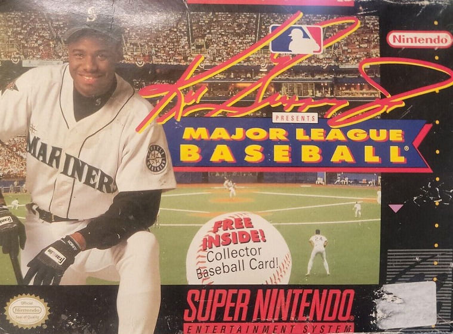 Restored Ken Griffey Jr. Presents Major League Baseball (Super Nintendo