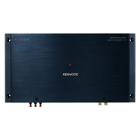 Restored Kenwood Excelon XR1001-1 Reference Series Class D Monoblock Car Amplifier with 2000W RMS Max (1000W) at 2 Ohms Speaker Level Inputs (Refurbished)