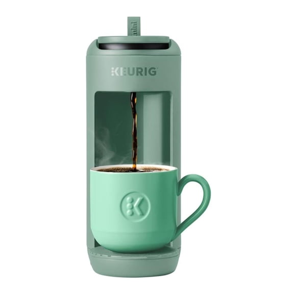 Restored Keurig K-Mini Mate Single Serve K-Cup Pod Compact Portable Coffee Maker, Glamping Green (Refurbished)