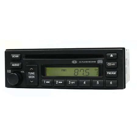 Restored Kia Sorento 2003-2006 AM FM Radio Single Disc CD Player 96140-3E201 (Refurbished)