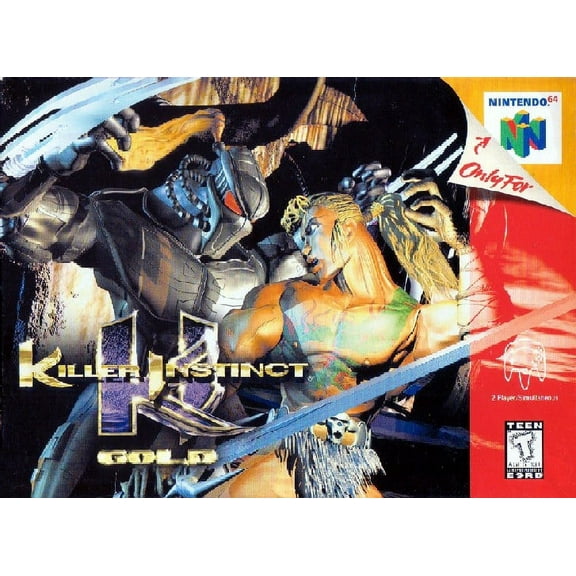 Restored Killer Instinct Gold (Nintendo 64, 1996) Fighting Game (Refurbished)