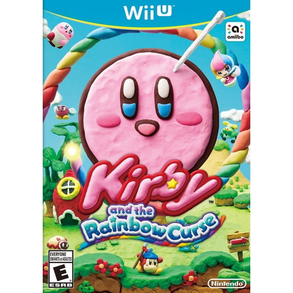Restored Kirby & The Rainbow Curse | Nintendo Wii U (Refurbished)