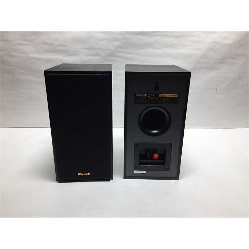 Restored Klipsch R-41M Powerful detailed Bookshelf Home Speaker Set of 2 Black (Refurbished) - image 1 of 1