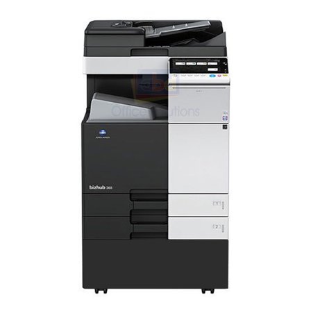 Restored Konica Minolta BizHub 368e - Mono / Laser MFP Printer Copier / 11x17 36ppm
