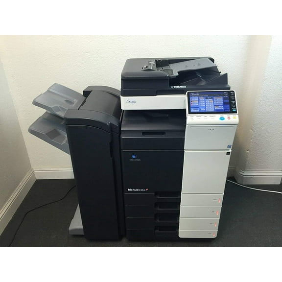 Restored Konica Minolta BizHub C364 Color Multifunction Copier – 36 ppm Color & B/W, Copy/Print/Scan/Fax, Duplex, DADF, Network Ready