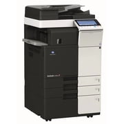 Restored Konica Minolta Bizhub 224e Black & White Multifunction Copier   Print, Copy, Scan, Dual Scan Document Feeder, 22 ppm, 2 Trays, Cabinet