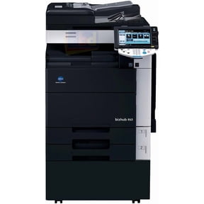 Restored Konica Minolta Bizhub 652 Monochrome Multifunction Printer – 65 ppm, Copy, Print, Scan, Internet Fax, Auto Duplex, Network, 2 Trays, Cabinet