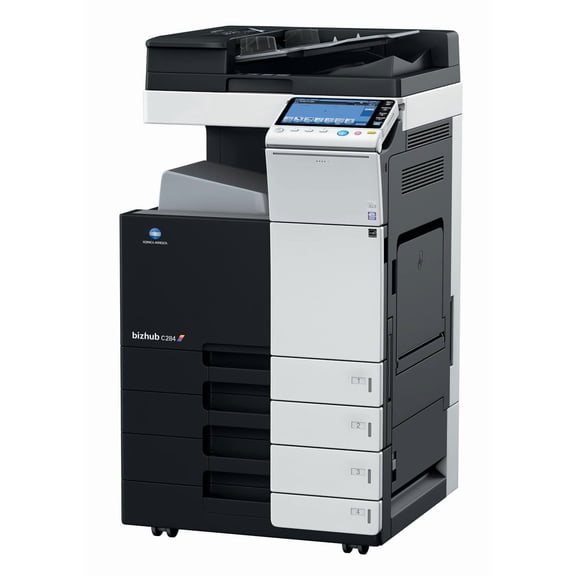 Restored Konica Minolta Bizhub C284 A3 Color Laser Multi-Function Copier – Print, Copy, Scan, Fax, 28 ppm, 12" x 18" Max Paper Size, 2 GB Memory