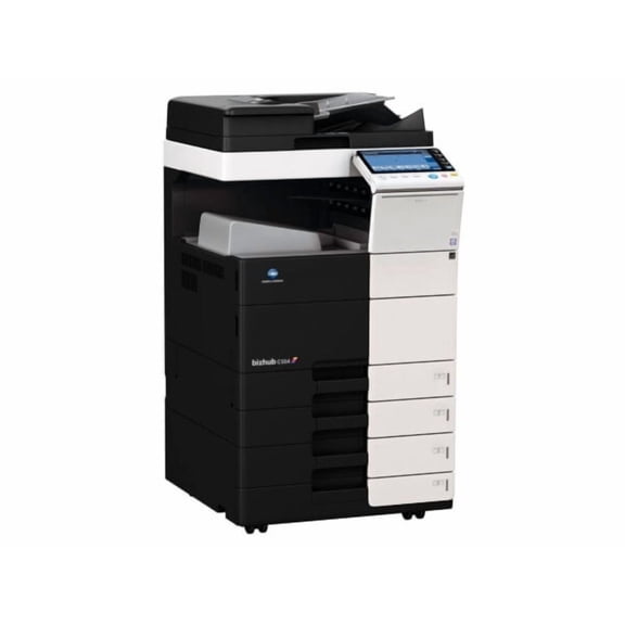 Restored Konica Minolta Bizhub C554 A3 Color Laser Multifunction Copier – 55 ppm, Copy, Print, Scan, Email, Internet Fax, Auto Duplex, Network, 2 Trays, Cabinet
