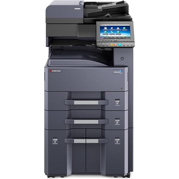 Restored Kyocera CS 5002i A4 Monochrome Laser Multifunction Printer – 50 PPM, Copier/Scanner, DF-7120 Finisher, High-Speed Office Printing