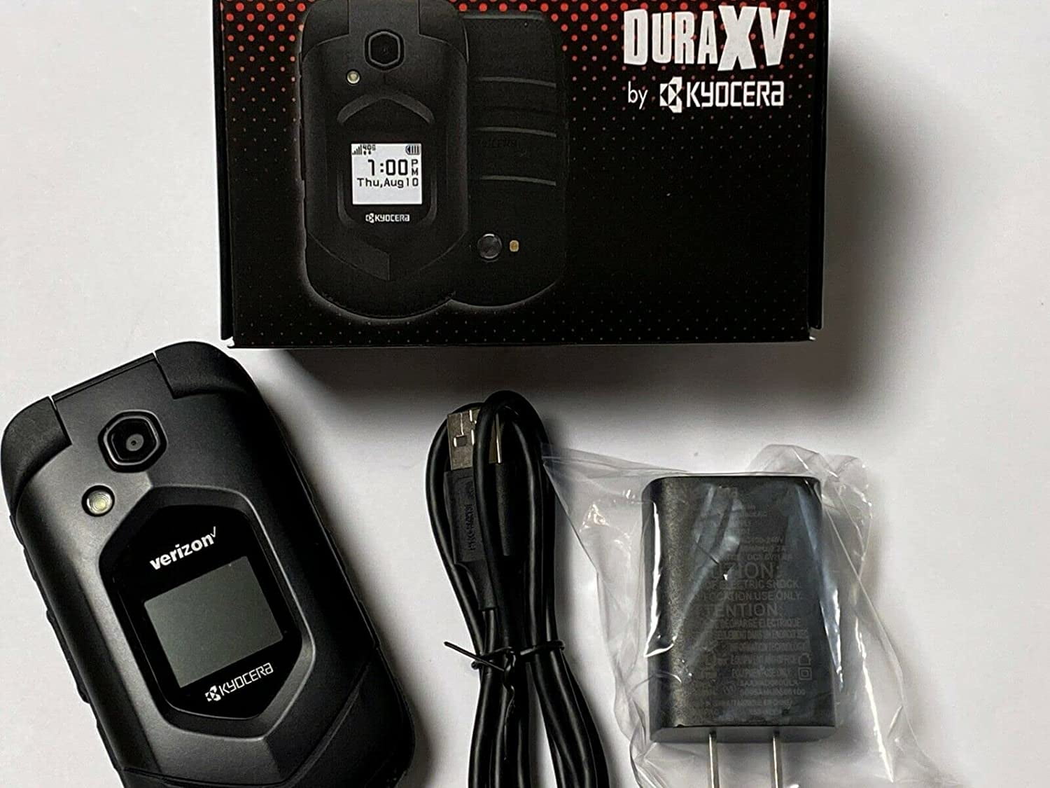 Restored Kyocera DuraXV LTE E4610 Verizon Wireless Rugged Waterproof Flip Phone (Refurbished)