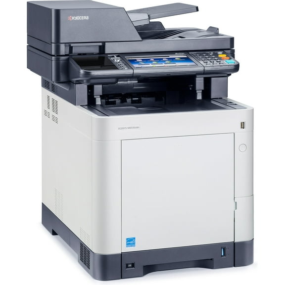 Restored Kyocera ECOSYS M6535cidn - Color / Laser MFP Printer Copier / Letter 37ppm