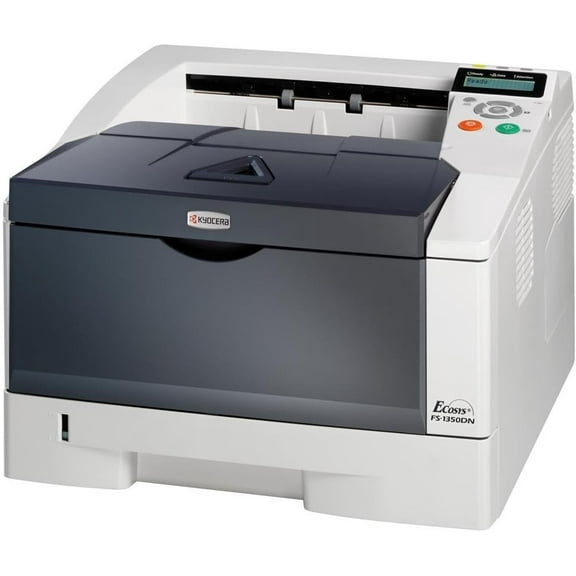 Restored Kyocera FS-1350DN Monochrome Laser Printer – 30 PPM, 1200 × 1200 dpi, Duplex Printing, USB & Network Connectivity - 870B61102H43EU0