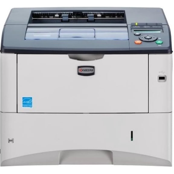 Restored Kyocera FS-2020D Desktop B&W Laser Printer – 37 PPM, Optional Networking, High-Resolution Printing - 1102J02US0