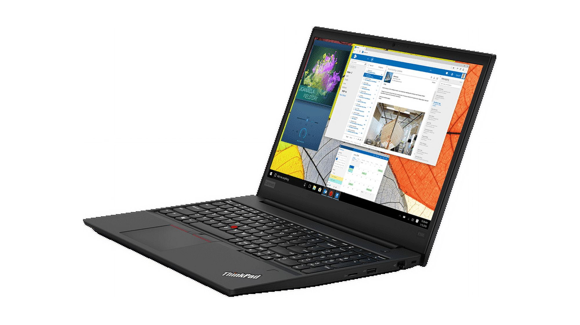 Restored LENOVO 20NFCTO1WW-111 ThinkPad E595 15.6" 1920 x 1080 Ryzen 5 3500U 2.1GHz AMD Radeon Vega 8 Graphics 12GB RAM 1TB HDD Win 10 Home Black (Refurbished)
